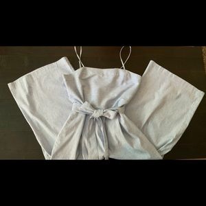 Banana Republic gingham jumpsuit in size 10.